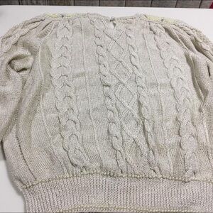 Vintage Pearls Knitting pattern women winter sweater